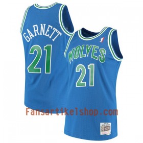 NBA Minnesota Timberwolves Trikot Kevin Garnett 21 Hardwood Classics Blau Swingman - Herren